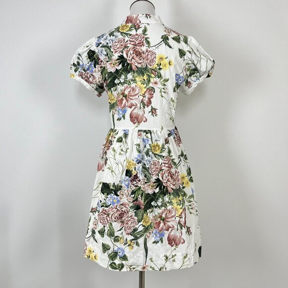 $498 NWOT SEE BY CHLOÉ Floral Print Cotton Multicolor Dress Size 36 - Picture 7 of 11
